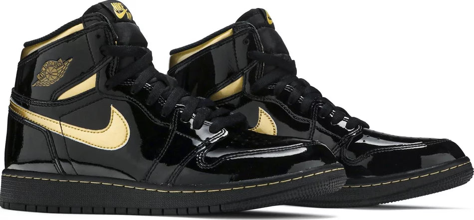 AIR JORDAN 1 RETRO HIGH OG 'BLACK METALLIC GOLD' (GS)