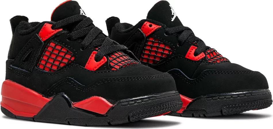 AIR JORDAN 4 RETRO 'RED THUNDER' (TD)