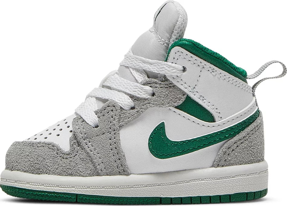 AIR JORDAN 1 MID SE 'GREY PINE GREEN' (TD)