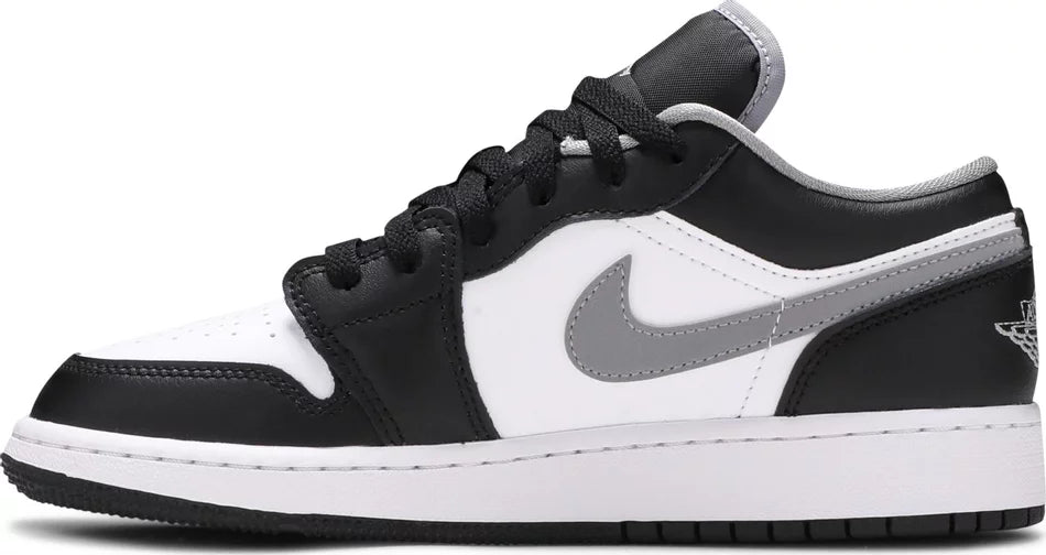 AIR JORDAN 1 LOW 'BLACK WHITE GREY' (GS)