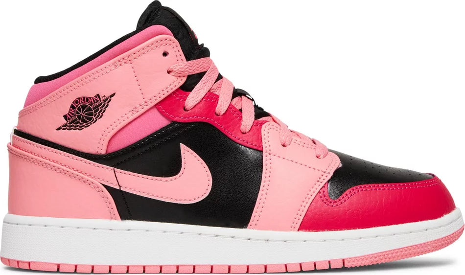 AIR JORDAN 1 MID 'CORAL CHALK' (GS)