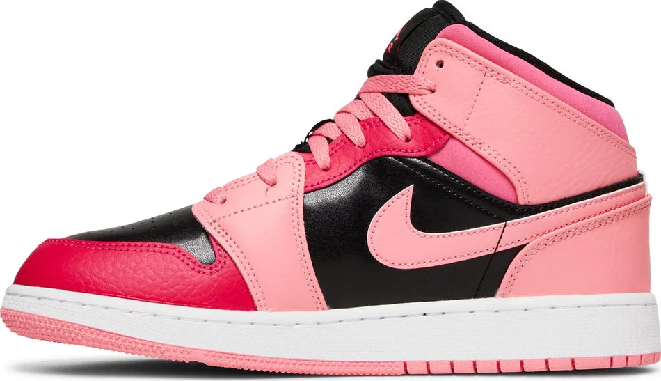 AIR JORDAN 1 MID 'CORAL CHALK' (GS)