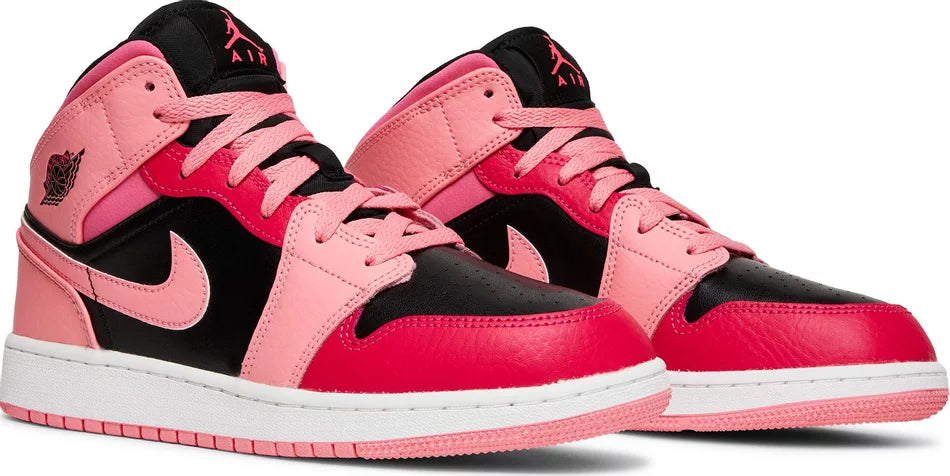 AIR JORDAN 1 MID 'CORAL CHALK' (GS)