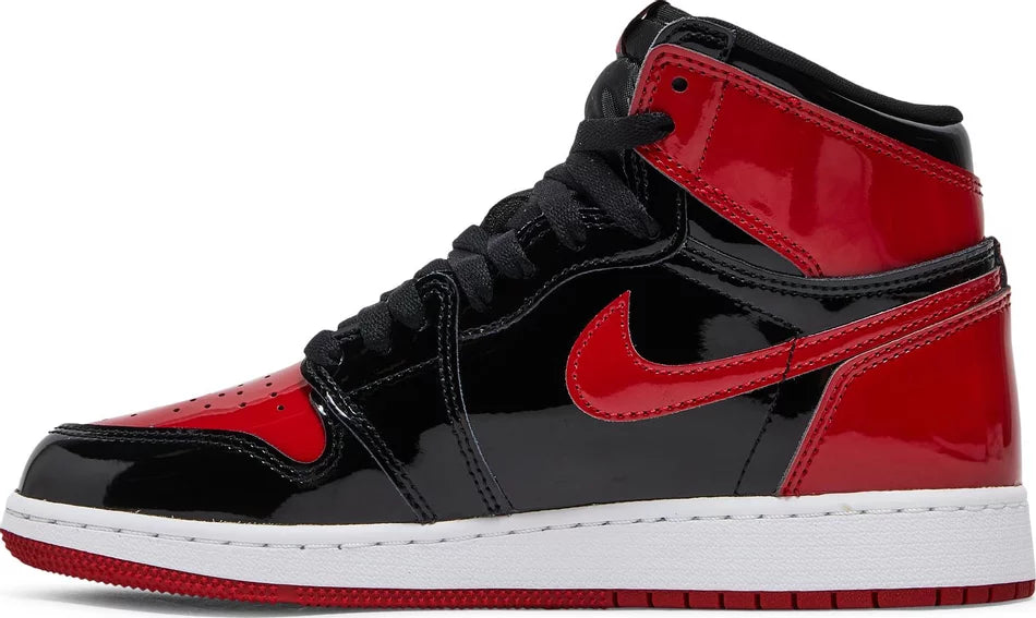 AIR JORDAN 1 RETRO HIGH OG 'PATENT BRED' (GS)