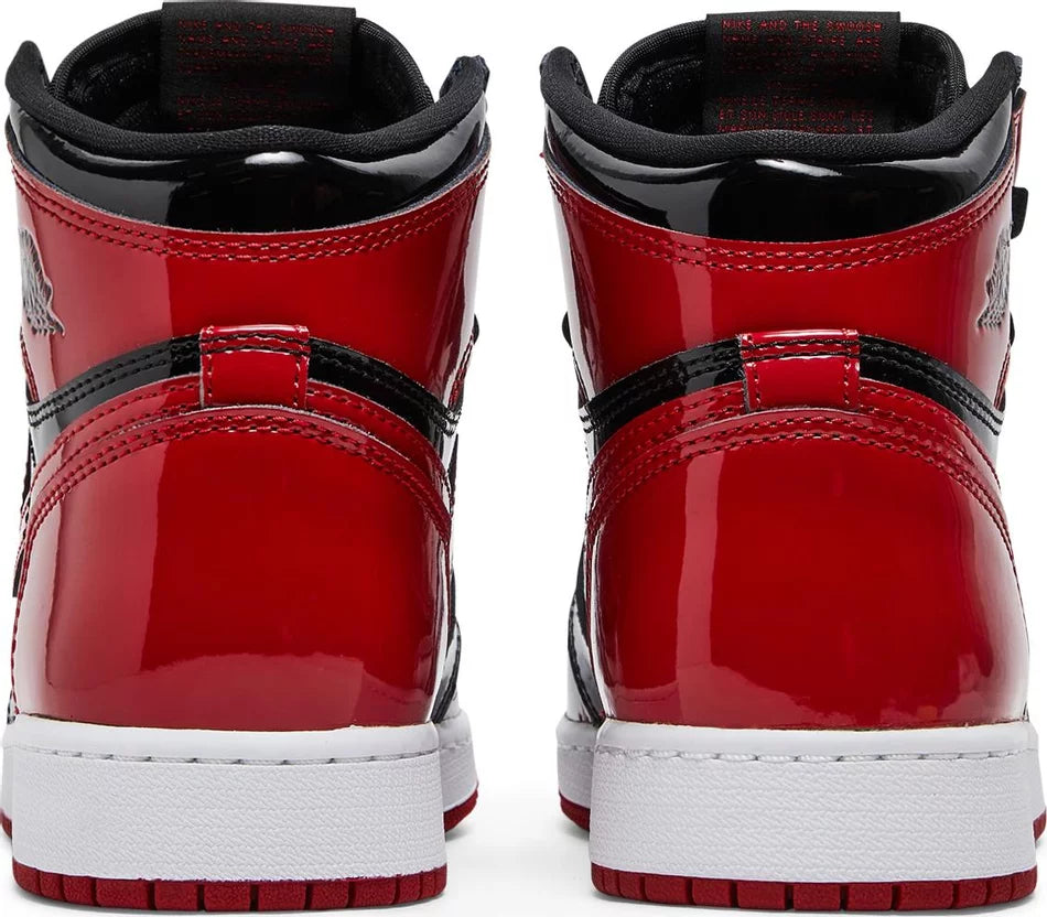 AIR JORDAN 1 RETRO HIGH OG 'PATENT BRED' (GS)