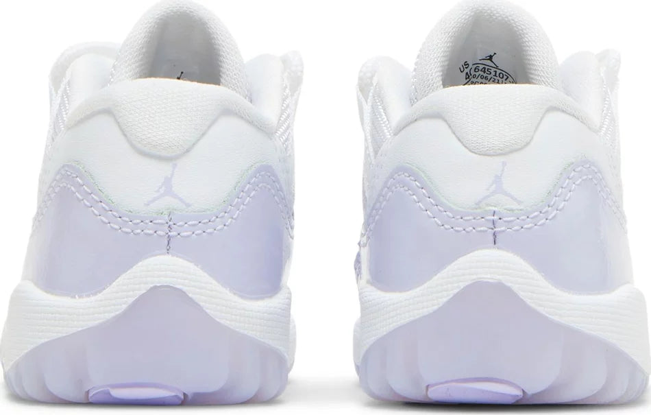 AIR JORDAN 11 RETRO LOW 'WHITE PURE VIOLET' (TD)