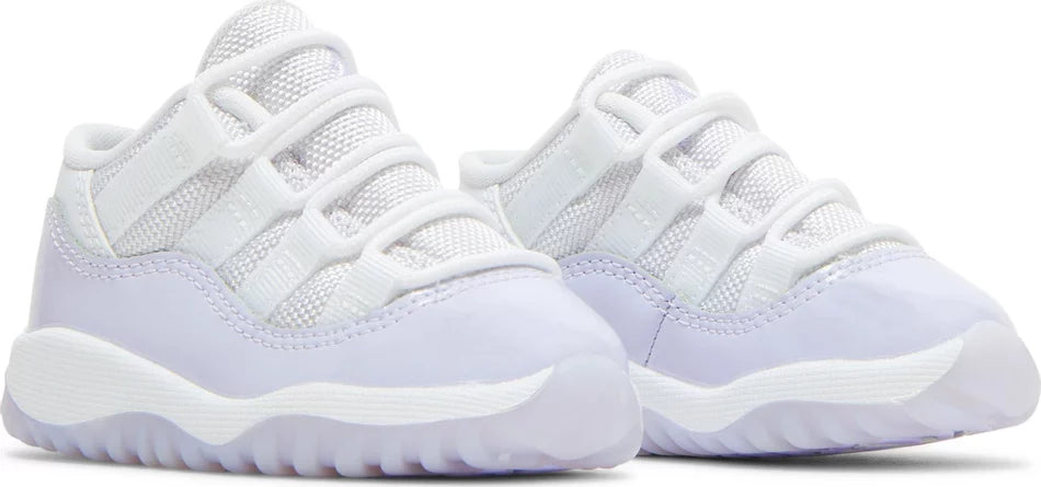 AIR JORDAN 11 RETRO LOW 'WHITE PURE VIOLET' (TD)