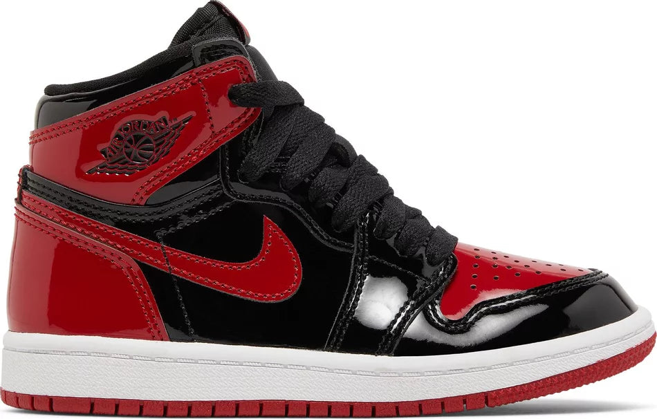 AIR JORDAN 1 RETRO HIGH OG 'PATENT BRED' (PS)