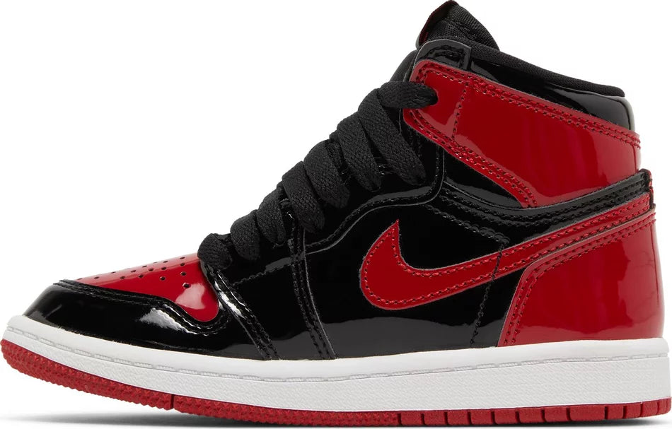 AIR JORDAN 1 RETRO HIGH OG 'PATENT BRED' (PS)