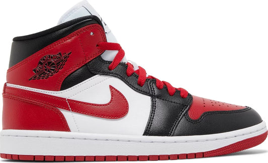 AIR JORDAN 1 MID 'ALTERNATE BRED TOE' (Women)