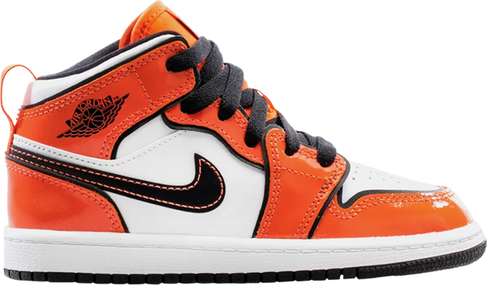 AIR JORDAN 1 MID SE 'TURF ORANGE' (PS)