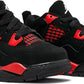 AIR JORDAN 4 RETRO 'RED THUNDER' (TD)
