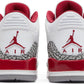 AIR JORDAN 3 RETRO 'CARDINAL RED' (Men)