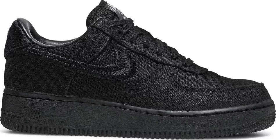 NIKE AIR FORCE 1 LOW x STUSSY 'TRIPLE BLACK' (Men)