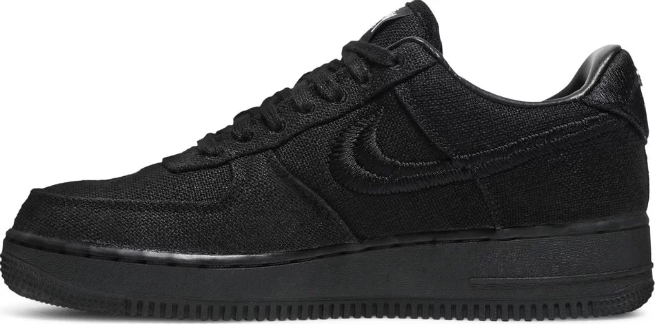 NIKE AIR FORCE 1 LOW x STUSSY 'TRIPLE BLACK' (Men)