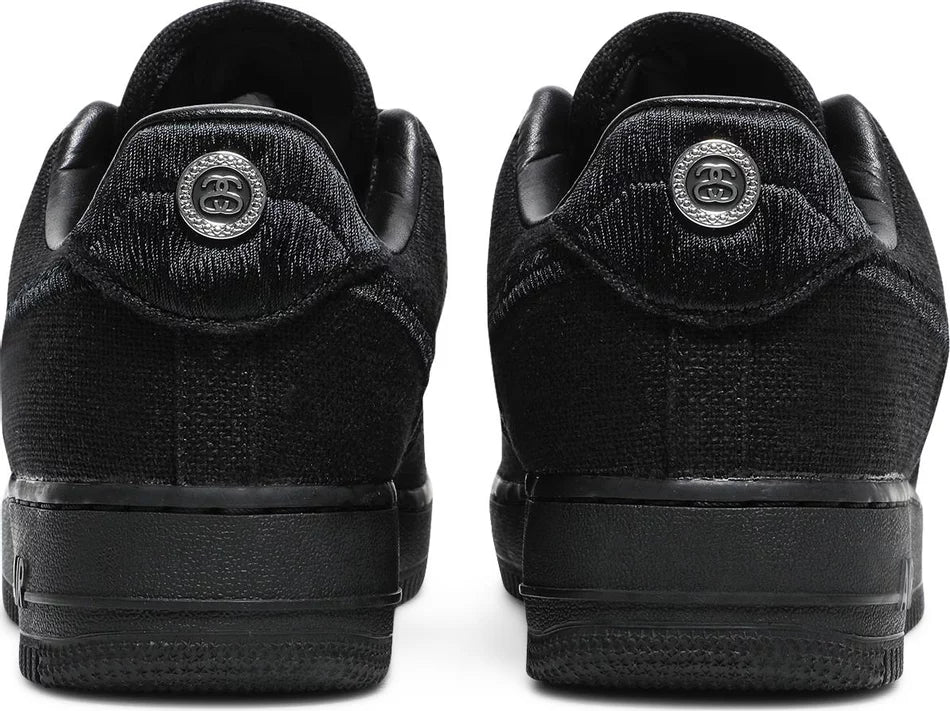 NIKE AIR FORCE 1 LOW x STUSSY 'TRIPLE BLACK' (Men)