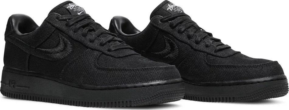 NIKE AIR FORCE 1 LOW x STUSSY 'TRIPLE BLACK' (Men)