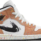 AIR JORDAN 1 MID 'BRUSHSTROKE' (Men)