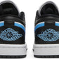 AIR JORDAN 1 LOW 'BLACK UNIVERSITY BLUE' (Women)
