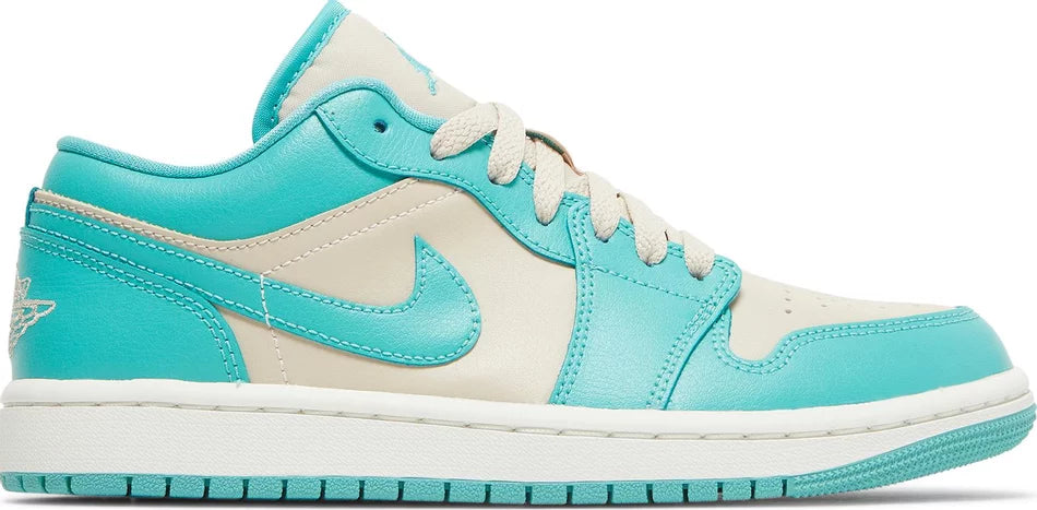 AIR JORDAN 1 LOW 'TROPICAL TEAL SANDY BEIGE' (Women)