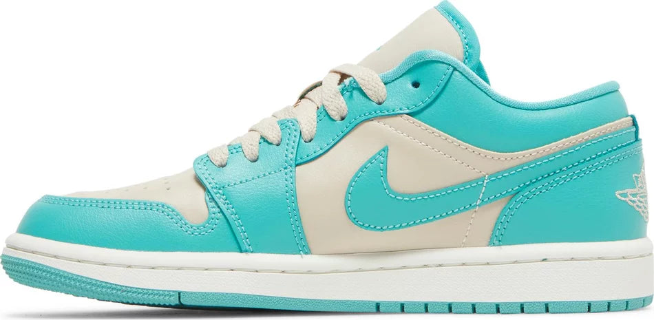 AIR JORDAN 1 LOW 'TROPICAL TEAL SANDY BEIGE' (Women)