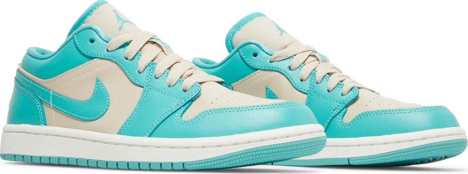 AIR JORDAN 1 LOW 'TROPICAL TEAL SANDY BEIGE' (Women)