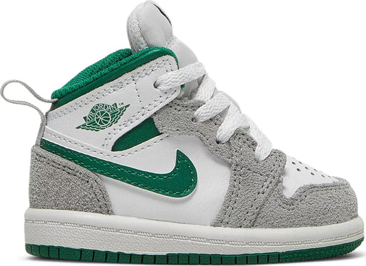 AIR JORDAN 1 MID SE 'GREY PINE GREEN' (TD)