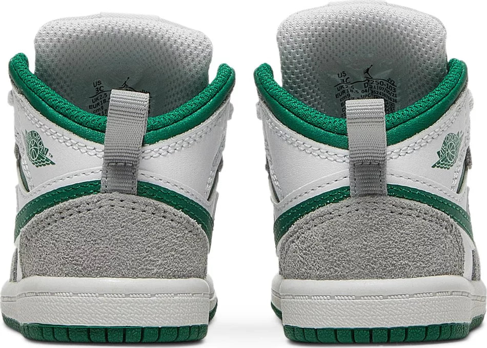 AIR JORDAN 1 MID SE 'GREY PINE GREEN' (TD)