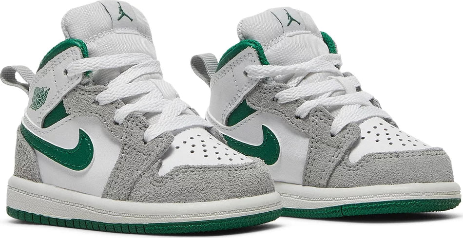 AIR JORDAN 1 MID SE 'GREY PINE GREEN' (TD)