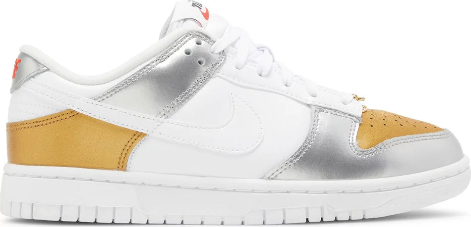 NIKE DUNK LOW SE 'SILVER GOLD METALLIC' (Women)