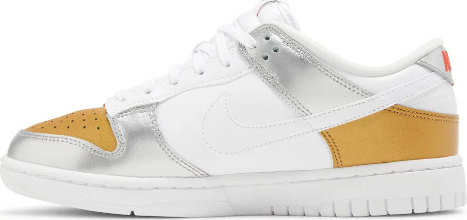 NIKE DUNK LOW SE 'SILVER GOLD METALLIC' (Women)