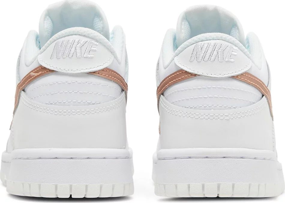 NIKE DUNK LOW 'WHITE METALLIC RED BRONZE' (GS)