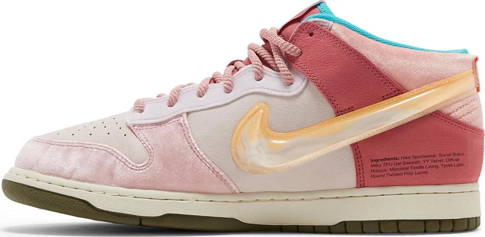 NIKE DUNK MID x SOCIAL STATUS 'STRAWBERRY MILK' (Men)