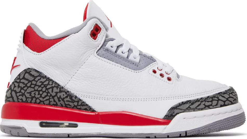 AIR JORDAN 3 RETRO 'FIRE RED' 2022 (GS)