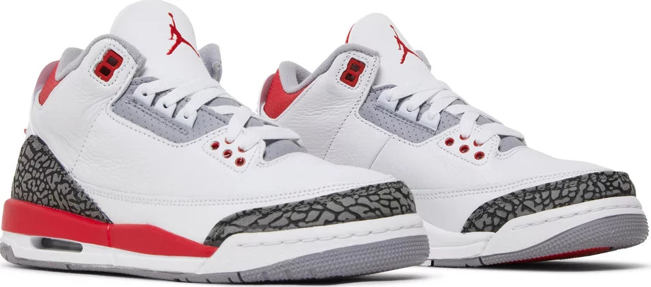 AIR JORDAN 3 RETRO 'FIRE RED' 2022 (GS)