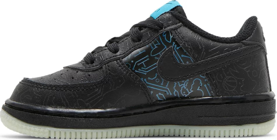 NIKE AIR FORCE 1 '07 X SPACE JAM 'COMPUTER CHIP' (TD)