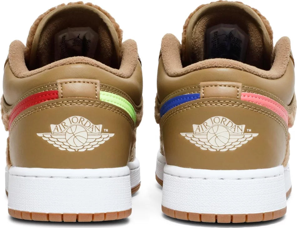 AIR JORDAN 1 LOW UTILITY 'TEDDY BEAR' (GS)