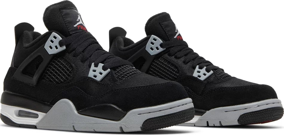 Air Jordan 4 Retro SE GS Black Canvas