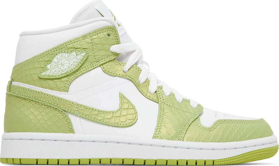 AIR JORDAN 1 MID SE 'GREEN PYTHON' (Women)