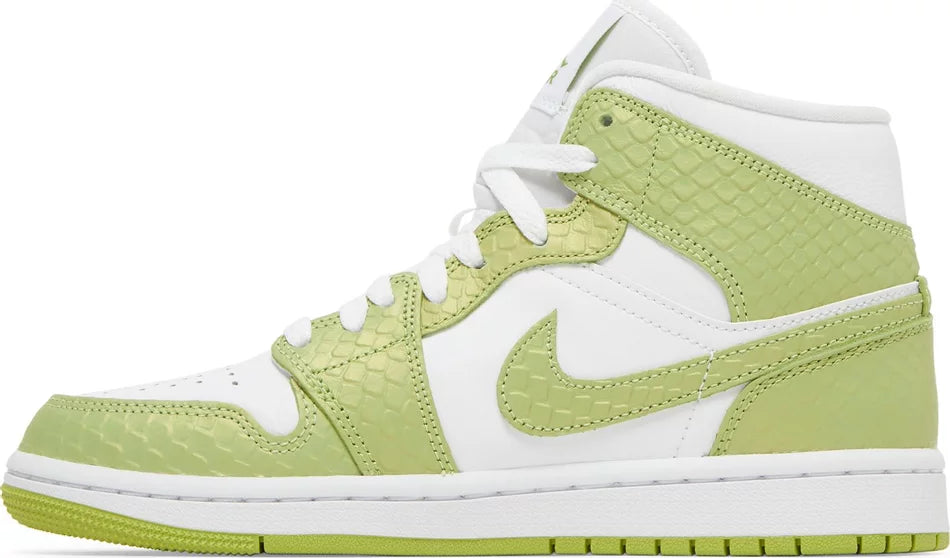 AIR JORDAN 1 MID SE 'GREEN PYTHON' (Women)