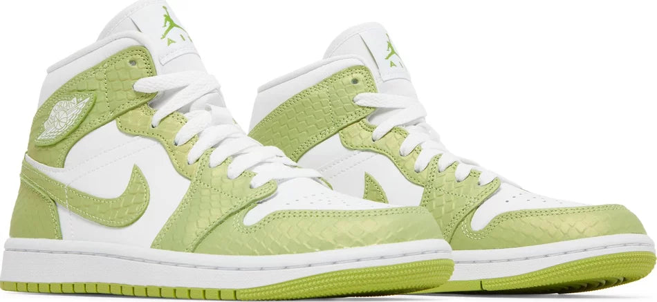 AIR JORDAN 1 MID SE 'GREEN PYTHON' (Women)