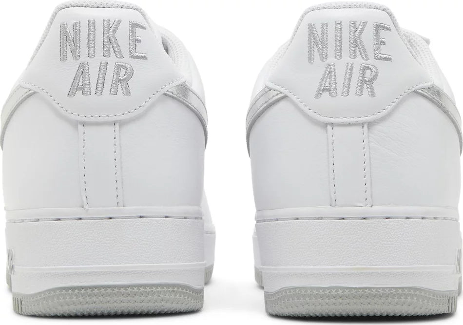 NIKE AIR FORCE 1 LOW 'COLOR OF THE MONTH - WHITE SILVER' (Men)